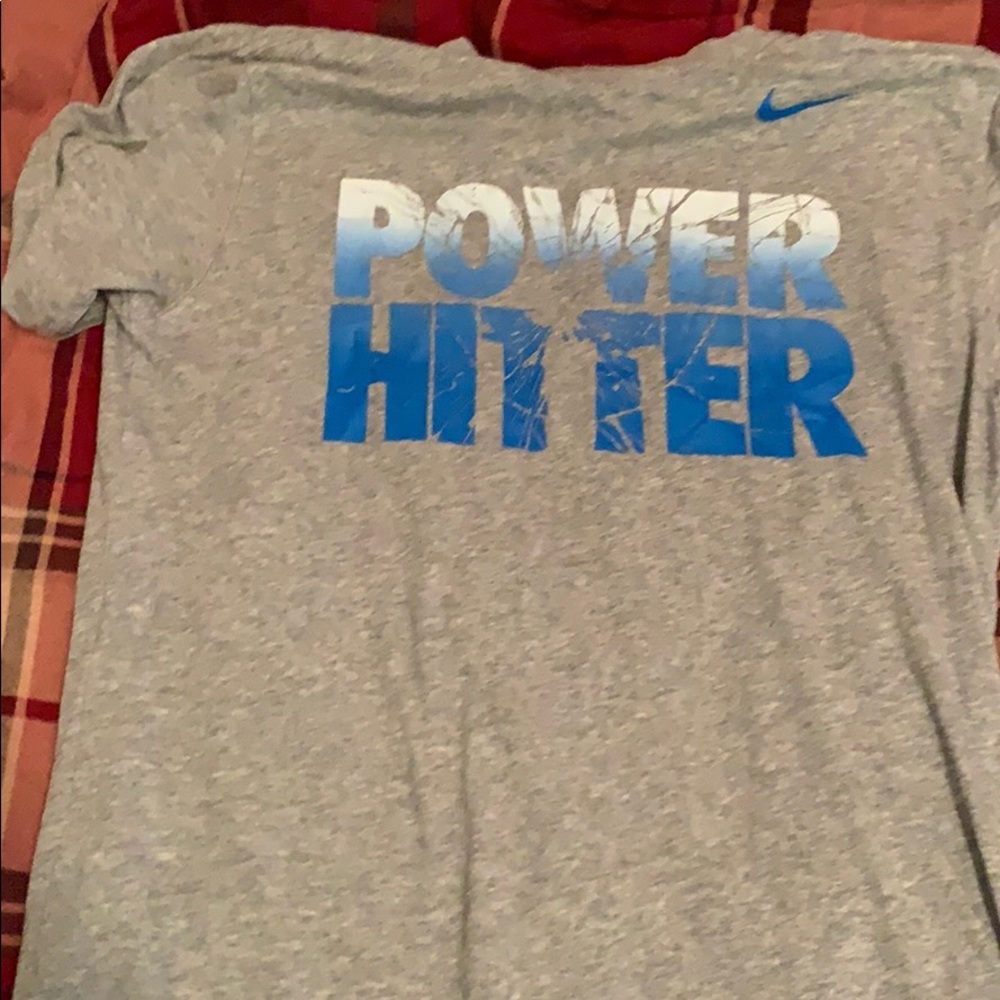 Nike power hitter t shirt